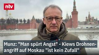 Munz: "Man spürt Angst" - Kiews Drohnenangriff auf Moskau "ist kein Zufall"