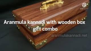 The best gift idea from kerala - Aranmula kannadi with kerala style wooden box!!!