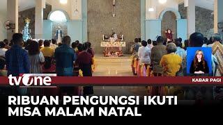 Suasana Misa Malam Natal di Posko Pengungsian Erupsi Gunung Lewotobi Laki-laki | Kabar Pagi tvOne