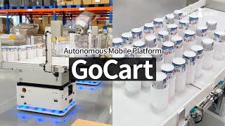 자율주행 물류로봇 고카트(GoCart)로 구현한 사출용기 이송 자동화 사례 #유진로봇