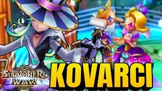 Kovarci when you instantly win the game at turn 1 - Summoners War