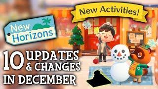 10 UPDATES & CHANGES in December 2024 (New Activities) - Animal Crossing New Horizons