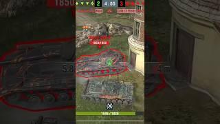 T100 LT | 1vs4, 5 Kills & 8630 DMG | #worldoftanksblitz #wotblitz #shorts #танки