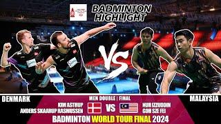 FINAL | ASTRUP / RASMUSSEN (DEN) vs GOH / IZZUDDIN (MAS) | HSBC BWF WORLD TOUR FINAL 2024