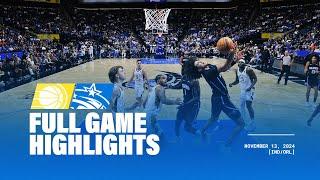 FULL GAME HIGHLIGHTS: PACERS VS. MAGIC | 11.13.24