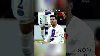 Messi vs Ronaldo Speed at 35 