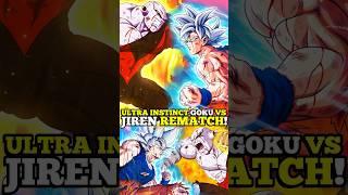 Ultra Instinct Goku Vs Jiren Rematch In Dragon Ball Super #shorts