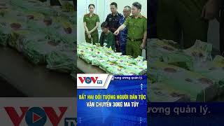 Bắt hai đối tượng người dân tộc vận chuyển 30kg ma túy #shorts