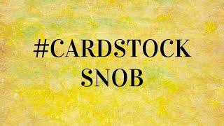 #CardstockSnob | VR to BoyDiviner