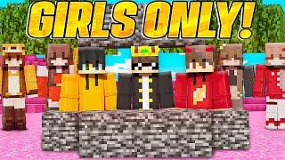 How I Rescued the BOYS in the 'GIRLS ONLY' Minecraft Server...