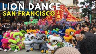 World Dragon & Lion Dance in San Francisco Chinatown 2024