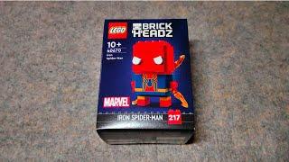 Building LEGO BRICKHEADZ Marvel Iron Spider-Man | LEGO Series #marvel