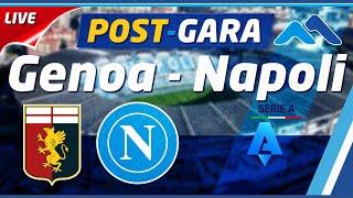  Live: #Genoa #Napoli POSTPARTITA  #SerieA 