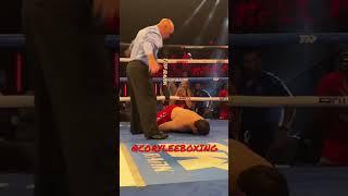 BRUTAL KNOCKOUT HOT TOP RANK PROSPECT GETS KNOCKOUT FORMER OLYMPIAN 