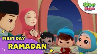 First Day Ramadan | Islamic Series & Songs For Kids | Omar & Hana English