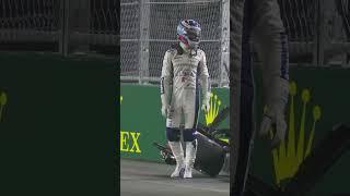 Franco Colapinto chocó en la Q2 del Gran Prix F1 de Las Vegas