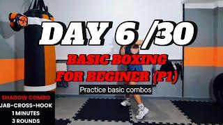 30 Days of Basic Boxing at Home for Beginners #DAY6 #HIENSUNDAY  #BoxingAtHome #HomeWorkout