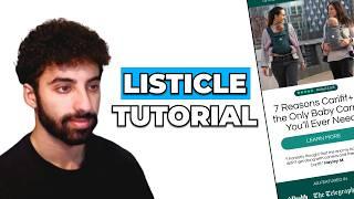 Watch Me Build An Ecommerce Listicle in 32 Minutes (Step By Step)