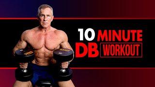 10 MINUTE Total Body Dumbbell Workout!