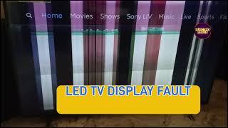 MI LED TV Display problem|New Panel Installation |TV Repair| Display Replacement | Verticallines