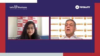 Ashok Mohanani, President, NAREDCO Maharashtra With Kritika Singh Rawat, Founder, RealtyNXT