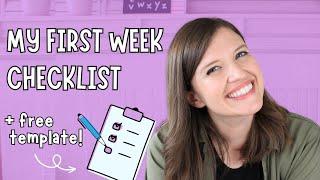 First Week of School Classroom Management | Routines & Procedures