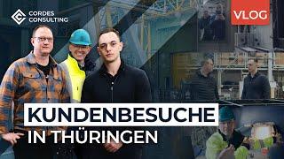 David Cordes besucht Kunden in Thüringen (Cordes Consulting Kunden-VLOG: MBE Konstruktionen & ZASt)