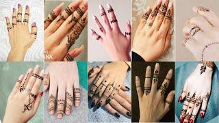 Beautiful stylish Finger Mehndi henna design for hands | finger mehndi designs | Easy Mehendi Design