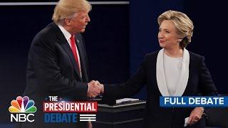 The Second Presidential Debate: Hillary Clinton And Donald Trump (Full Debate) | NBC News