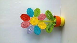 How To Make Bright 3D Quilling Flowers - DIY Crafts Tutorial - Guidecentral