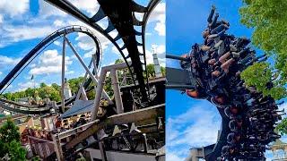 Monster Roller Coaster Multi Angle POV Grona Lund Sweden