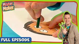 Mister Maker  Series 2, Episode 15 | Jumbo Lolly Stick Lizard  | FULL EPISODE