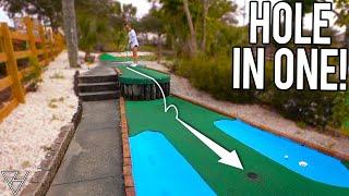 Crazy Mini Golf Hole In Ones at this Awesome Mini Golf Course!