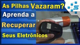 Como Recuperar Eletrônicos Com Contatos de Pilhas Oxidados