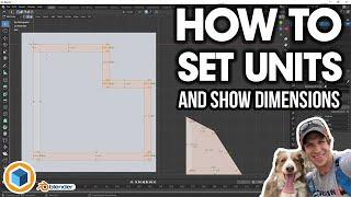 How to Change Units and SHOW DIMENSIONS in Blender