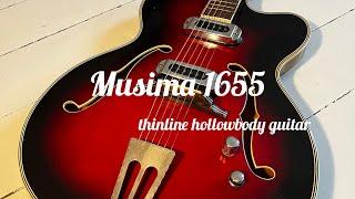 Musima 1655 - vintage thinline hollowbody  guitar - Made in GDR