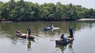 ASSIM FICA FÁCIL DE PEGAR PEIXE DE TARRAFA ! PESCARIA COM TARRAFA .