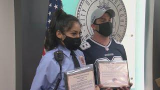 City honors civilian, PSA for life saving efforts during Juan Tabo police shooting