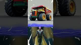 ‍️ Superhero Mining Trucks: Marvel & DC Heroes Transform! 