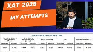 XAT 2025 || My Attempts || Next step #xat2025