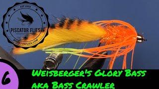 Fly Tying Weisberger's Glory Bass aka Bass Crawler Piscator Flies #bassflies