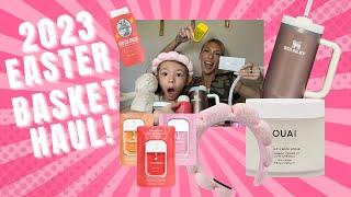 Easter basket haul 2023 | The bunny was SO good to her!