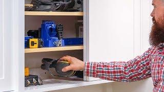 How to Install DIY Workshop Storage Cabinets