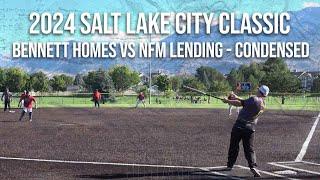 Bennett Homes vs NFM Lending - 2024 Salt Lake City Classic - Condensed Game