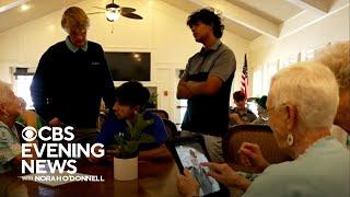 Teens help seniors learn how to use technology