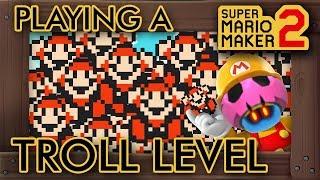 Playing A Troll Level For The First Time in Super Mario Maker 2