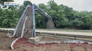 Tis the season as Christmas Island crabs mass to cross bridge