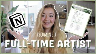 How I am Setting Goals for my Art Career — Becoming a Full-Time Artist