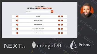 Let's Build a Full Stack Todo App with Next.js 14, MongoDB, and Prisma