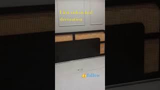 first videos bed decoration #homedecor #woodwark #videos fo